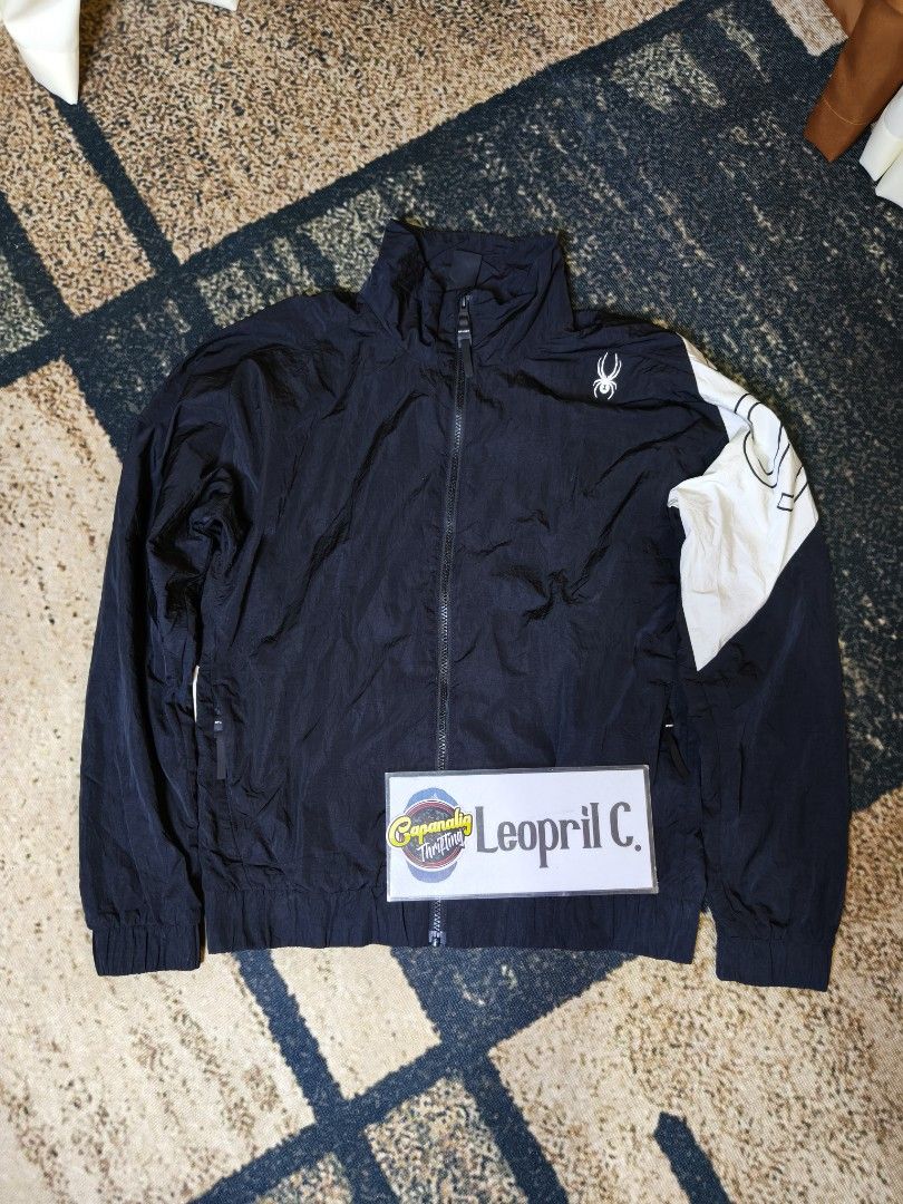 Spyder Jacket (Category: Coats, Jackets and Outerwear) located in General Santos City (Dadiangas). Submitted by Capanalig (Listing ID 1435450898, Image 1). Description: Spyder Windbreaker 😎 Size: S Width: 22 Length: 26 ✅Excellent Used Condition ✅9.9/10 Colorate ✅Solid nito sa Personal Mine 💵 449.