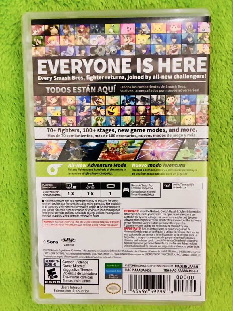 Super Smash Bros Ultimate - Nintendo Switch Games (Category: Nintendo) located in Manila. Submitted by james.bonafe (Listing ID 1435386290, Image 2). Description: 🎮 NINTENDO SWITCH GAMES FOR SALE – Slightly Negotiable 💿 Condition: – Excellent condition – Fully tested and working – Game card and case – 100% compatible with all Nintendo Switch consoles – USA Region 📍 Location & Meetup: – Sta. Ana, Manila – Weekends: Glorietta, Greenbelt, One Aya