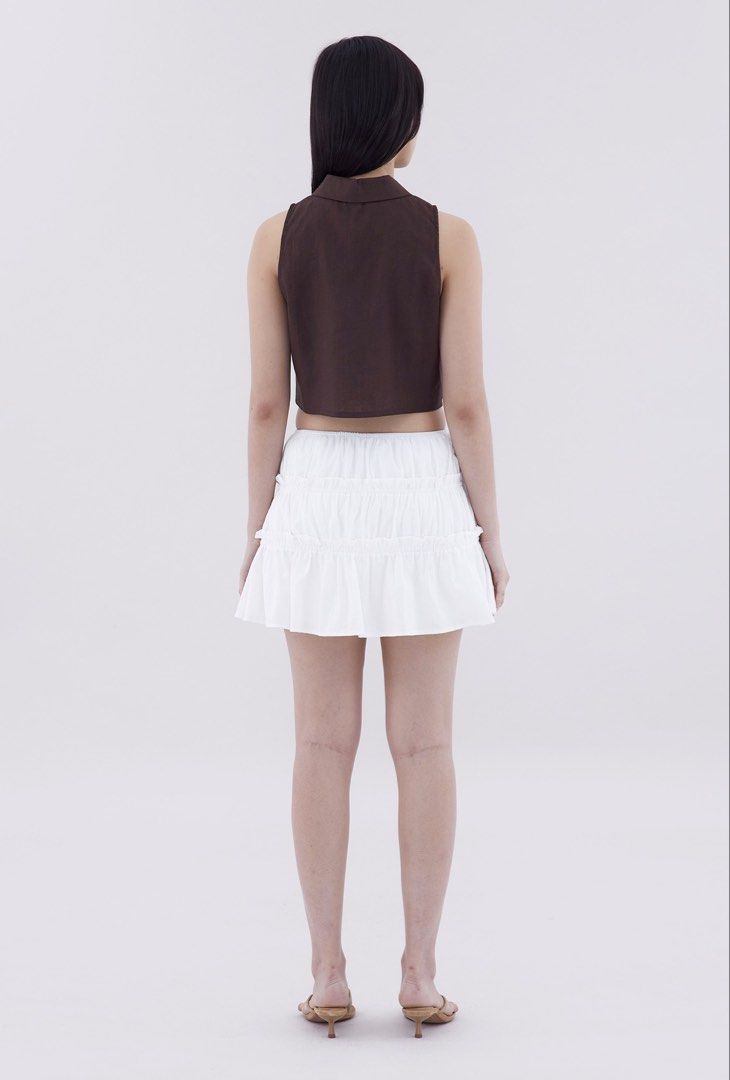 The Editor’s Market Kaize Collated Crop Top (Category: Sleeveless) located in Manila. Submitted by limonee (Listing ID 1435376206, Image 2). Description: Used a few times only, size M.