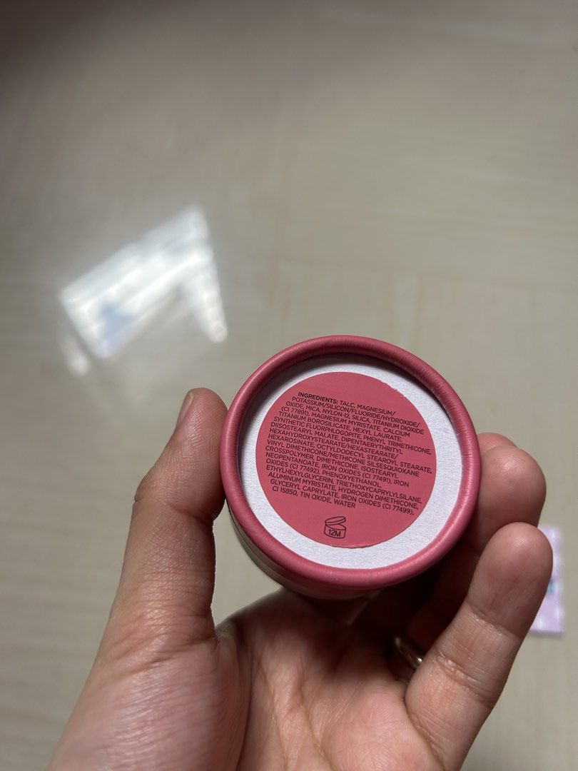 The face shop pastel blush 6g (Category: Makeup) located in Rizal. Submitted by reyshishibal (Listing ID 1435405989, Image 3). Description: SHADE : 05 Twinkle beige - brandnew and sealed - can send video condi - authentic official, scan the barcode to check authenticity - est sf if jnt: around 50 only ✅installment (original price+ 100) in 2 months.