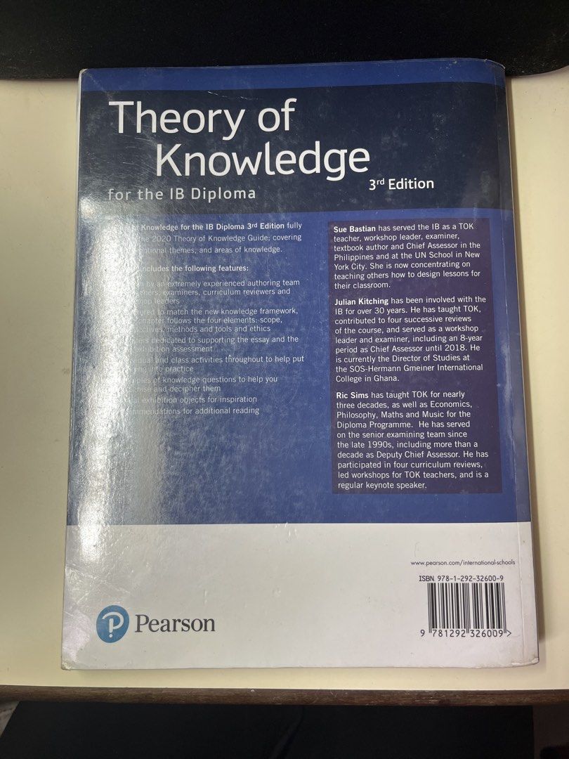 Theory of Knowledge for the IB Diploma 3rd Edition, Hobbies & Toys ...