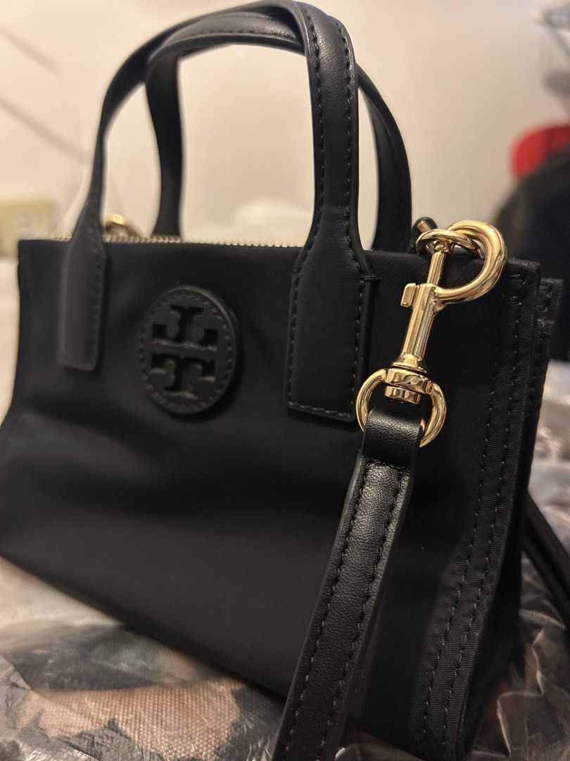 Tory Burch Ella Nylon Mini Tote (Category: Luxury Bags & Wallets) located in Quezon City. Submitted by jhiabigail (Listing ID 1435476390, Image 2). Description: Guaranteed Authentic. Bought from Pasabuy / Canada. No issues / defects. Looks good as new. Slightly nego. Metro Manila.
