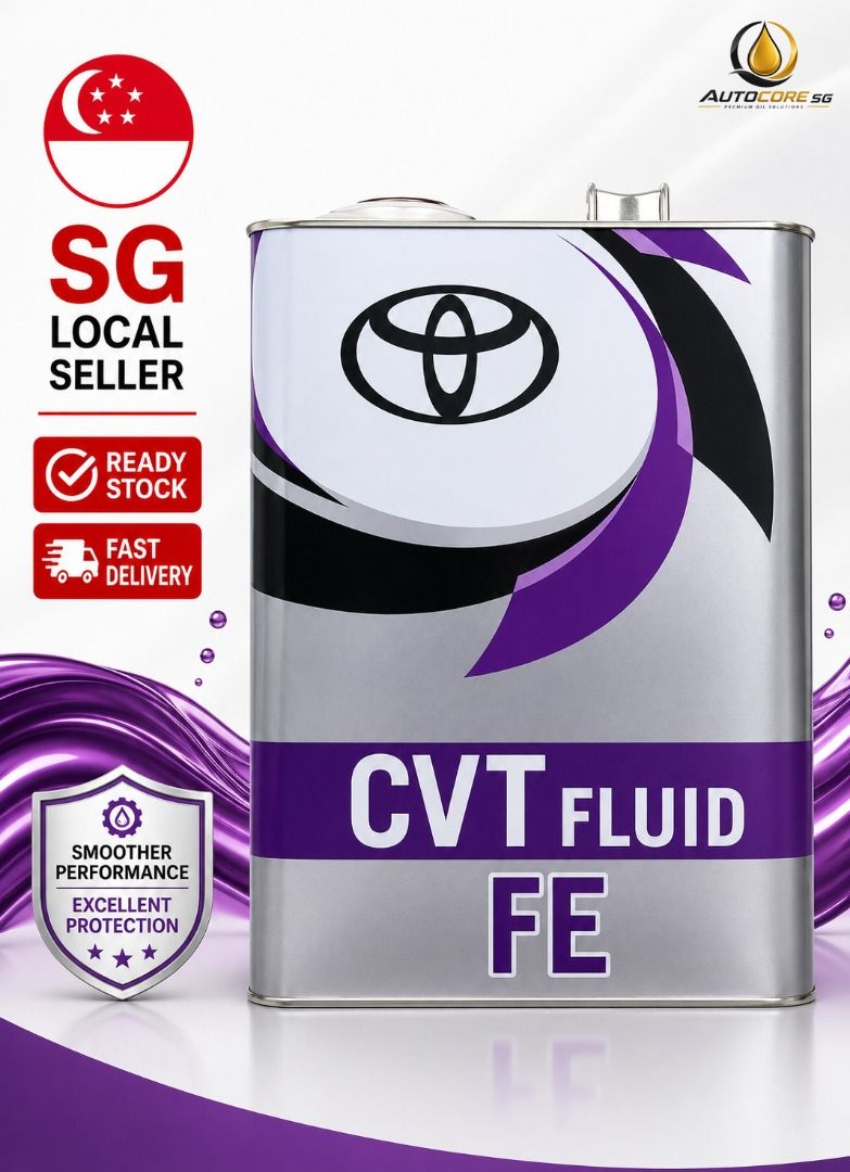 TOYOTA GENUINE CVT FE TRANSMISSION FLUID (4L) #08886-02505 ( MADE IN ...