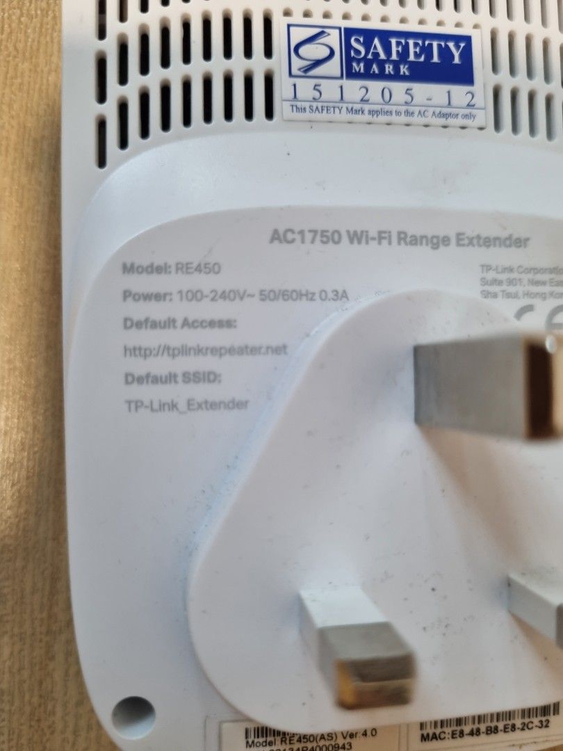 TP-Link AC1750 Wi-Fi Range Extender RE450442229389997516802