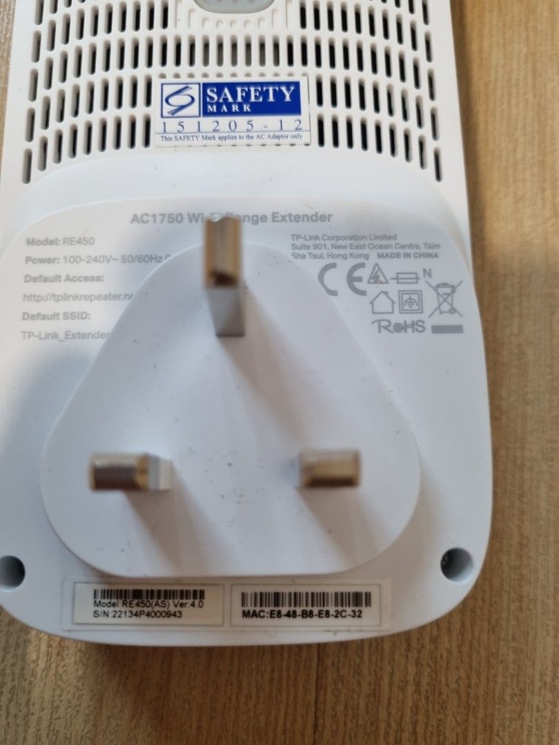 TP-Link AC1750 Wi-Fi Range Extender RE450442229389997516803