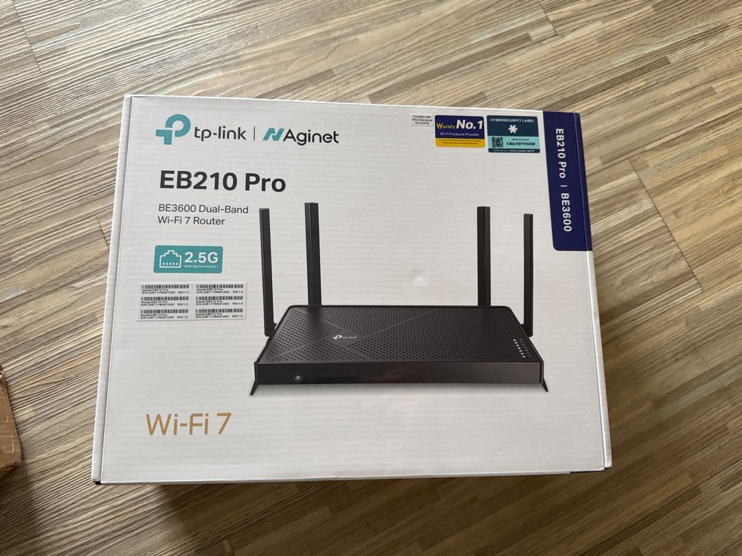 TP-Link Aginet EB210 Pro BE3600 Wi-Fi 7 Router