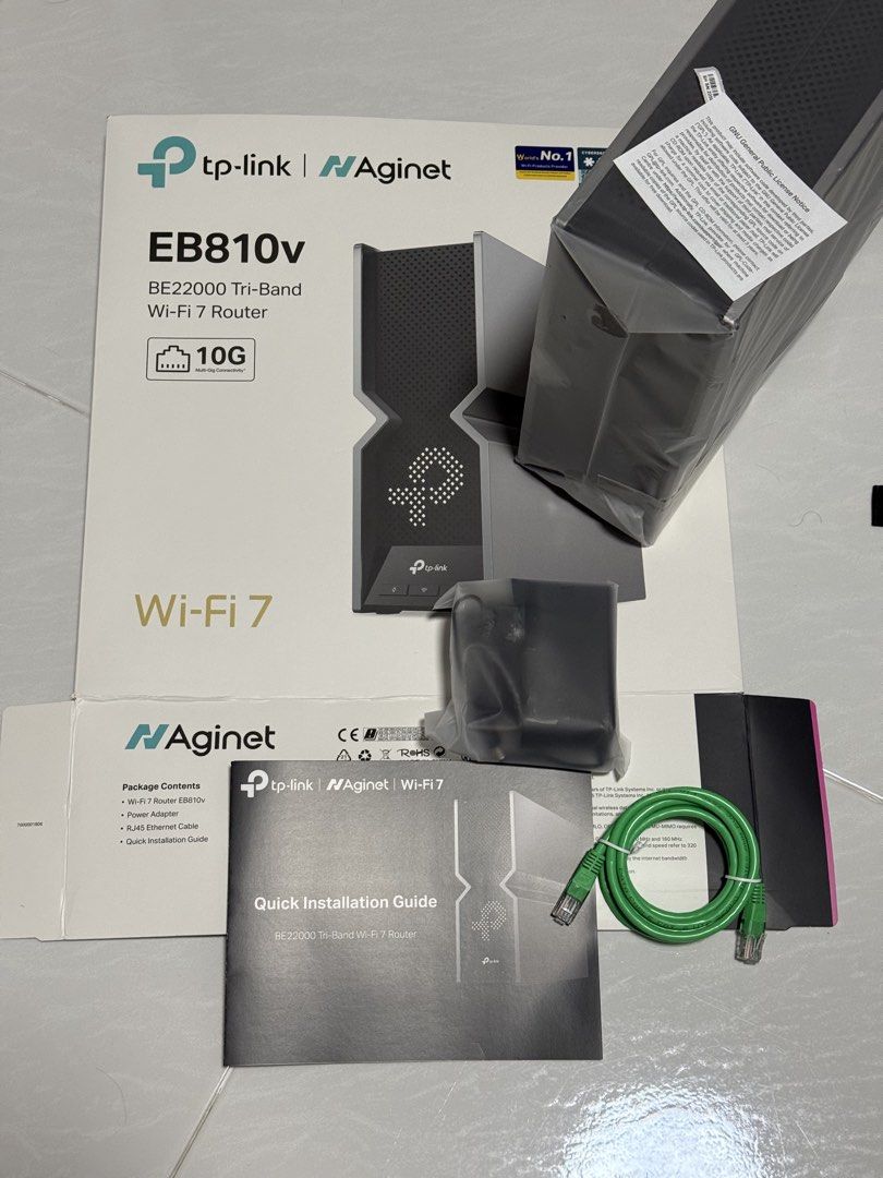 TP-Link BE22000 Tri-Band Wi-Fi 7 Router EB810
