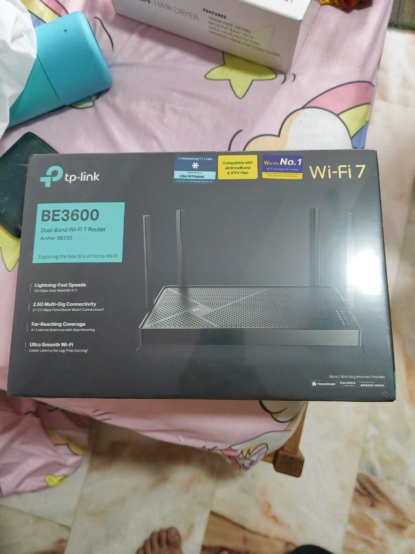 TP-Link BE3600 Wi-Fi 7 Router - Brand New