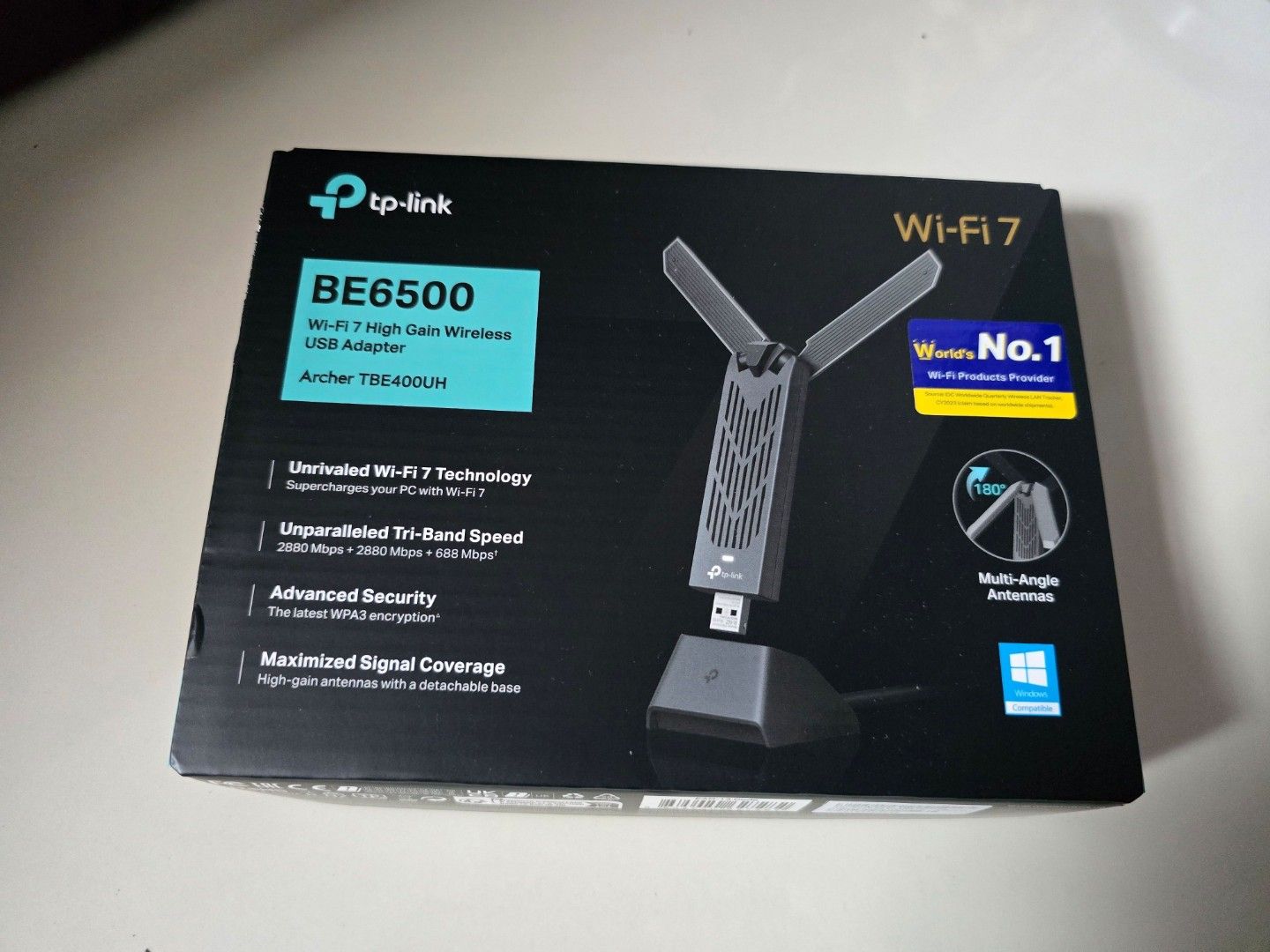 TP-Link BE6500 Wi-Fi 7 USB Adapter442127524876134400
