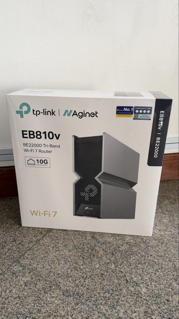 TP-Link EB810v BE22000 Tri-Band Wi-Fi 7 Router