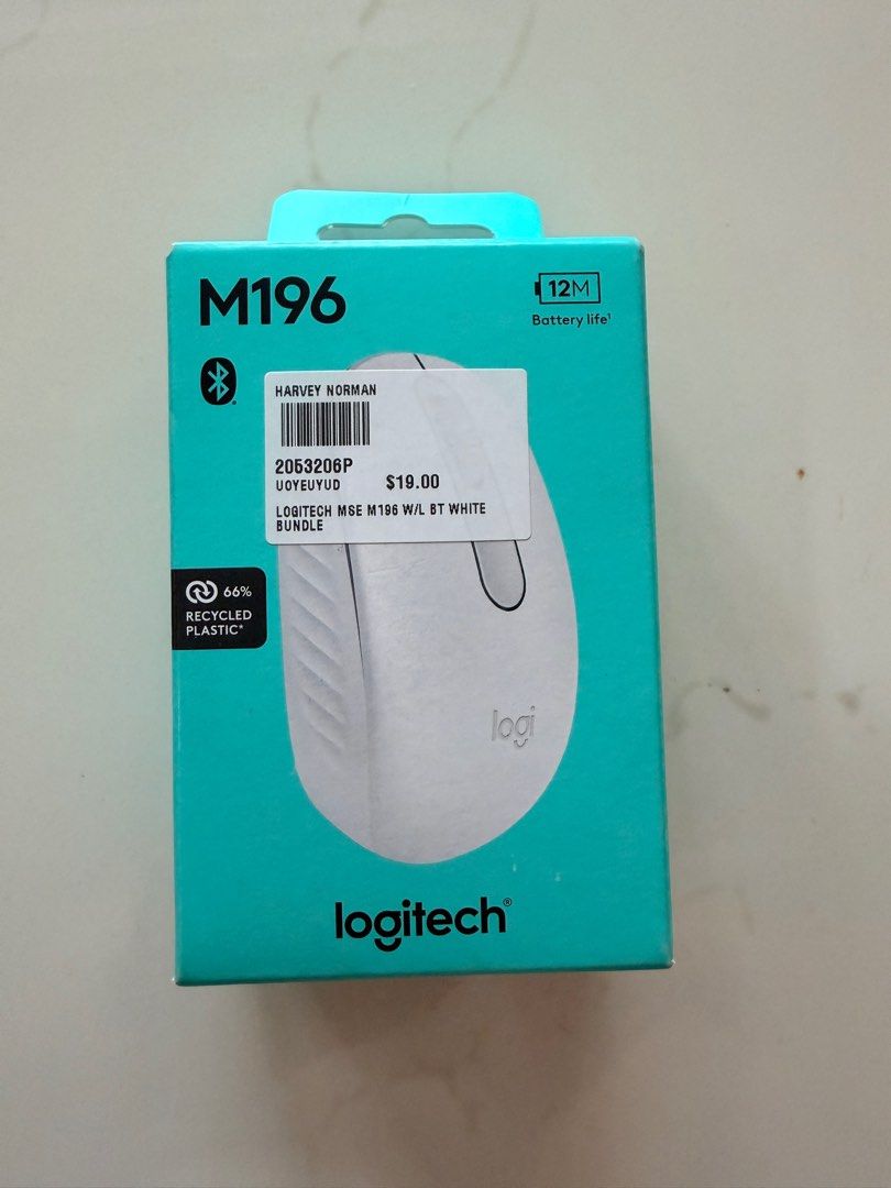$12_Logitech M196 Wireless Bluetooth Mouse - White450619217942958080