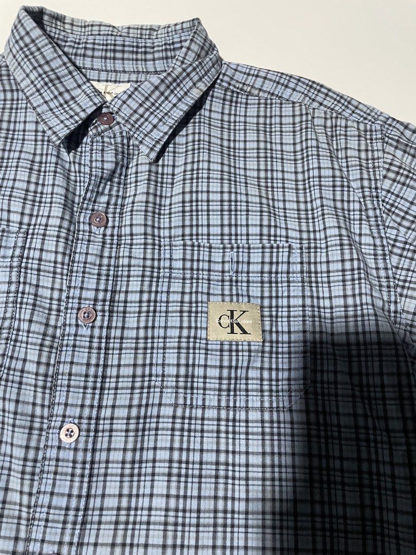 90s Calvin Klein check flannel Polo (Category: Tshirts & Polo Shirts ) located in Las Pinas. Submitted by mistyger. (Listing ID 1437114160, Image 2). Description: Colorate 10/10 No issue Wash narin po gagamitin nalang 100% cotton.