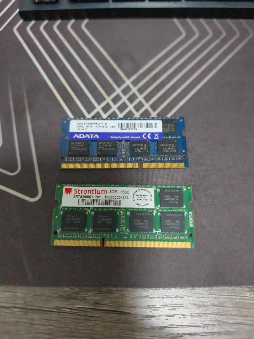 ADATA and Strontium 8GB DDR3 RAM450843830272010240