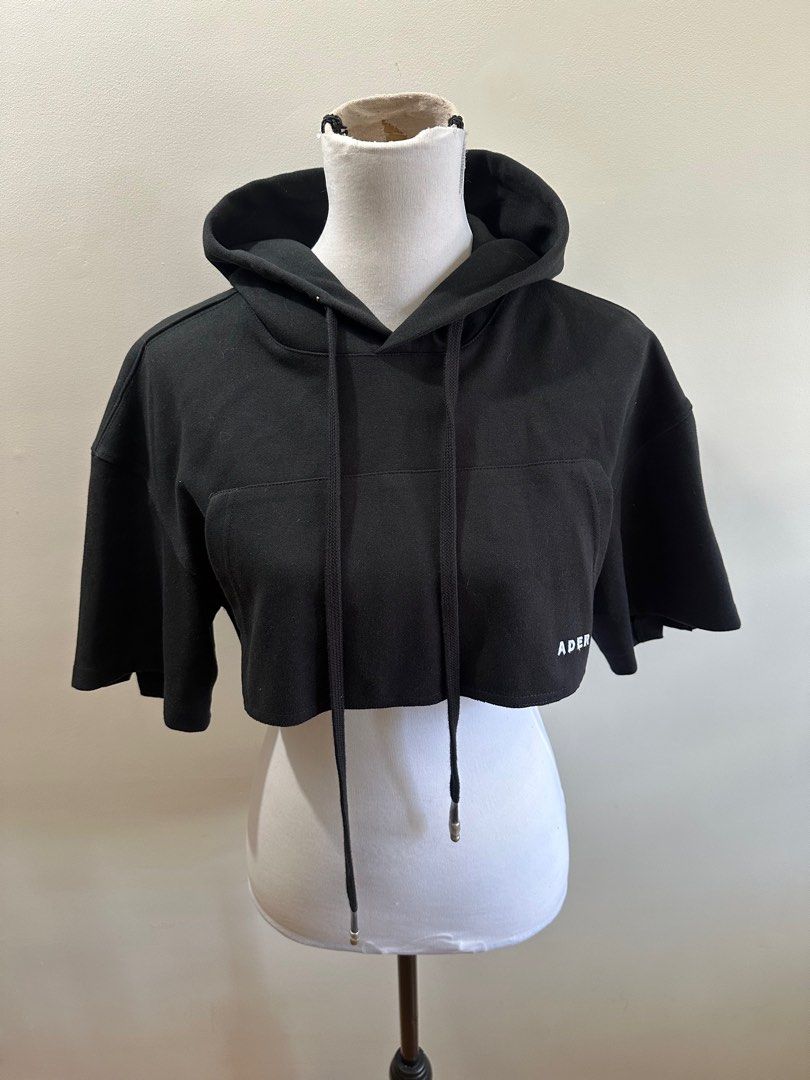 Ader Error Cropped Short Sleeve Hoodie (Category: Coats, Jackets and Outerwear) located in Baguio. Submitted by .daryl (Listing ID 1437027817, Image 1). Description: 19 width 13 length .