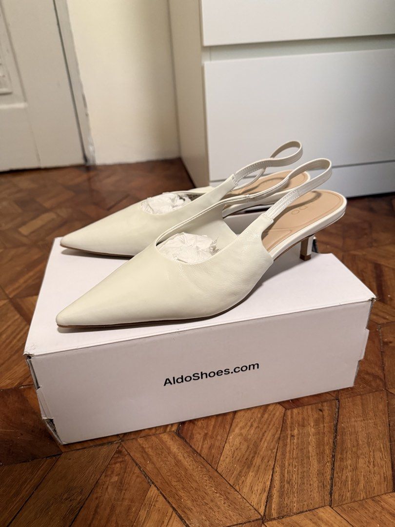Aldo Wedding Shoes (Category: Heels) located in Candaba. Submitted by chenelyyn (Listing ID 1437050948, Image 2). Description: Used only once during our wedding ceremony and still in excellent condition, looks almost brand new. Can do meetups around Sta. Maria, Bulacan, or delivery via courier/Lalamove for buyer’s convenience. Delivery fee will be shouldered by the buyer. Feel free to message for more details, actual photos, or inquiries..