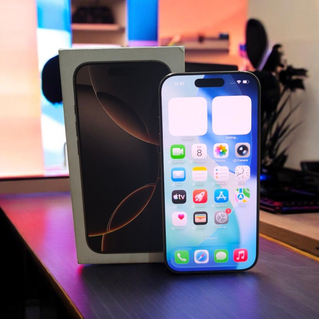 Apple iPhone 16Pro 128gb Dessert Titanium (Category: iPhone 16 Series) located in Cainta. Submitted by ipotchgadget (Listing ID 1437143972, Image 2). Description: For Sale Or Swap Apple iPhone 16Pro 128gb Dessert Titanium Complete NTC Swap Accepted ( Swapping Price is higher than selling Price ) PRICE: • 41,800 ( Pag hindi ka tumwad my 50% voucher ka sakin sa Azure Parañaque overnight Staycation good for 2pax ) CONDITION: • 99% Smooth • 101% Good