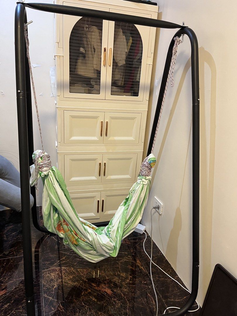 Baby Swing Metal Stand (Category: Other Kids Furniture) located in Meycauayan. Submitted by abicerna (Listing ID 1437140151, Image 1). Description: Metal stand only Original price: Php 800.