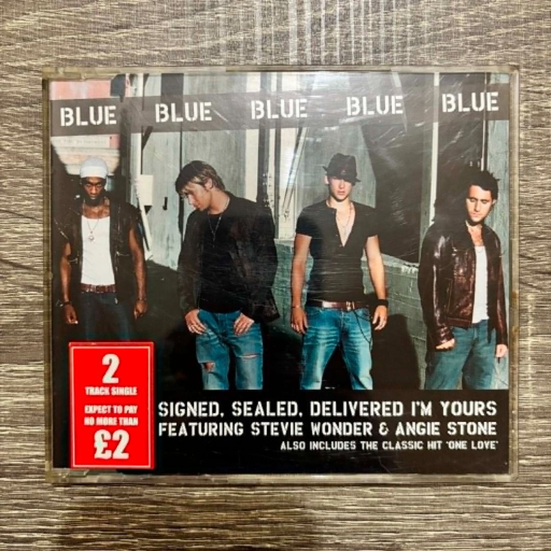 Blue - Signed, Sealed, Delivered I'm Yours CD single (Category: CDs & DVDs) located in Quezon City. Submitted by pinkskies_media (Listing ID 1437034176, Image 1). Description: BAWAL SA MAARTE USED ITEM, HINDI BAGO CD single Made in the EU Tested and 100% working IMPORTANT: Manage your expectations since this is a pre-loved item Inlay NOT in mint condition May gasgas ang CD May basag ang case Please see pic for the condition.