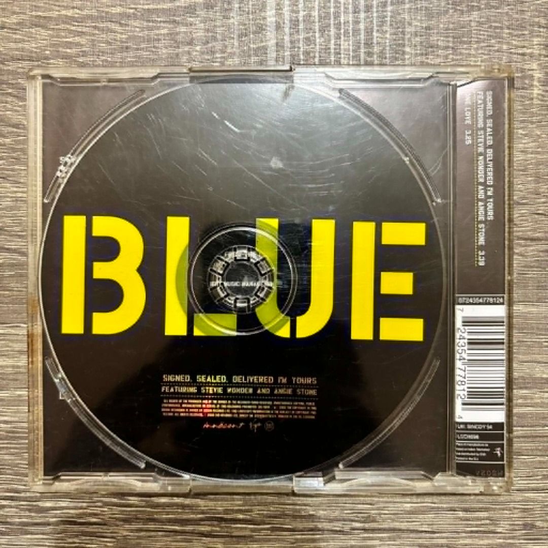 Blue - Signed, Sealed, Delivered I'm Yours CD single (Category: CDs & DVDs) located in Quezon City. Submitted by pinkskies_media (Listing ID 1437034176, Image 2). Description: BAWAL SA MAARTE USED ITEM, HINDI BAGO CD single Made in the EU Tested and 100% working IMPORTANT: Manage your expectations since this is a pre-loved item Inlay NOT in mint condition May gasgas ang CD May basag ang case Please see pic for the condition.