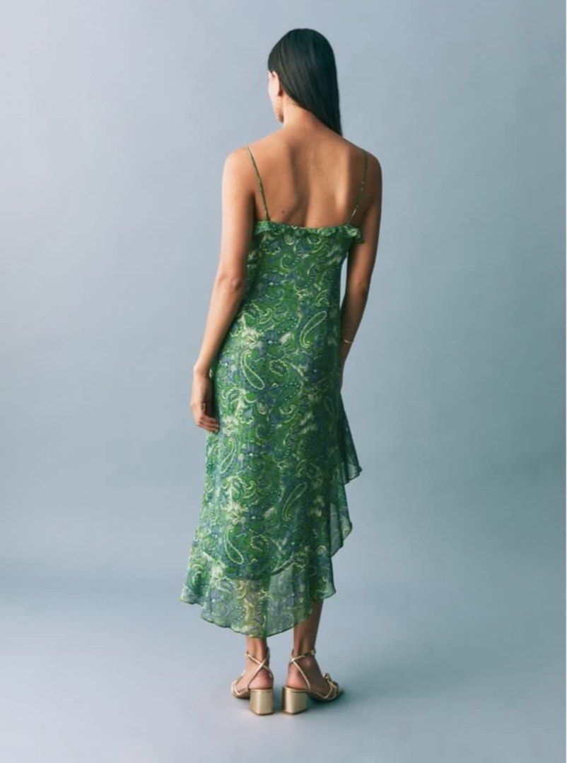 BNWT mango green Ruffle Dress, Women's Fashion, Dresses & Sets, Dresses on Carousell BNWT mango green Ruffle Dress, Women's Fashion, Dresses & Sets, Dresses on Carousell