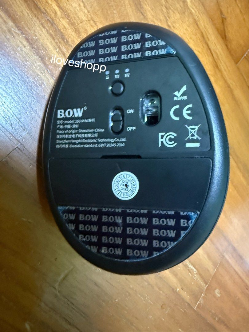 B.O.W Wireless Bluetooth Vertical Mouse MD190 Mini450379991095060482
