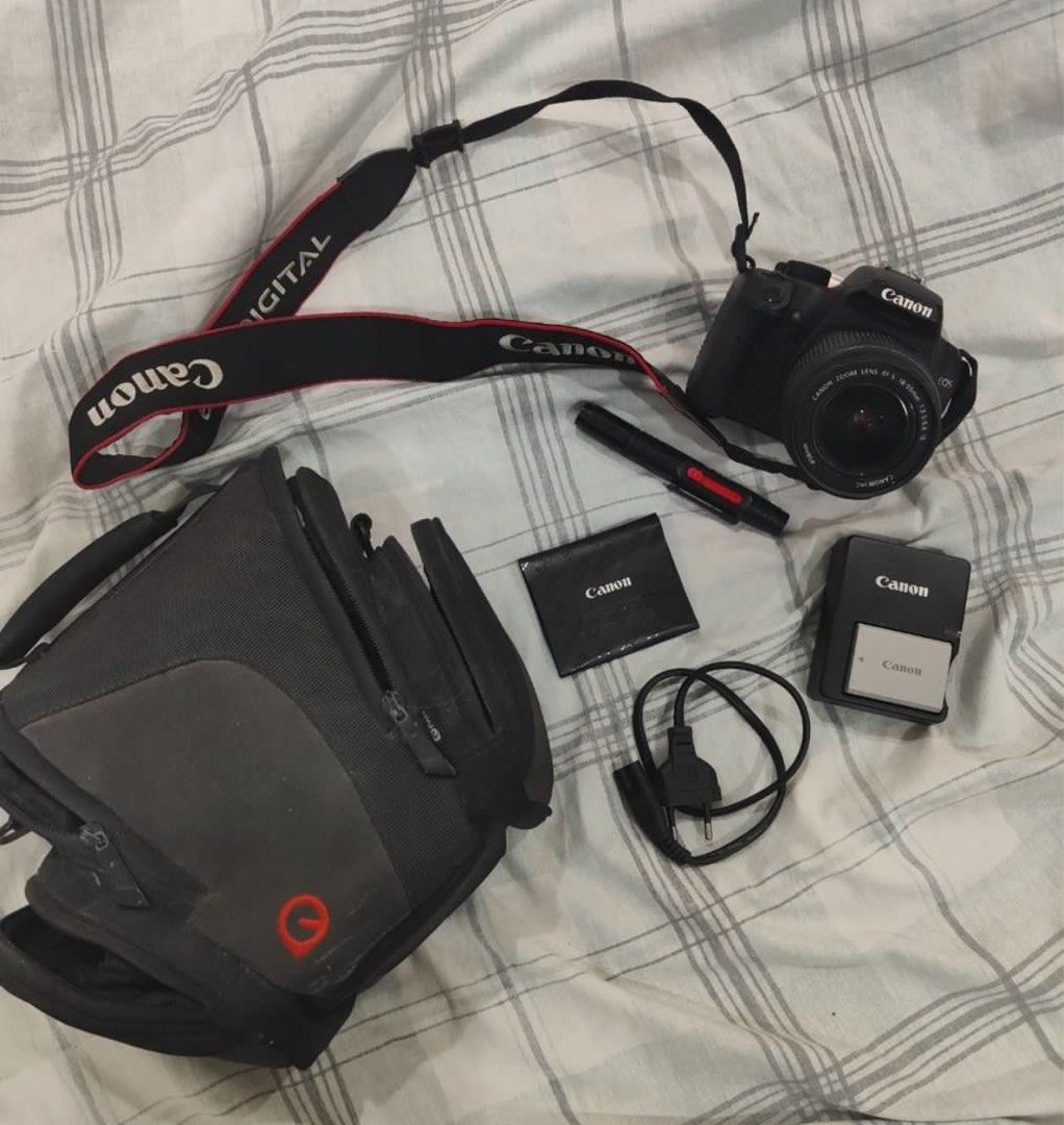 Canon EOS 1000D DSLR Camera (Category: Cameras) located in Manila. Submitted by two_munch (Listing ID 1437143136, Image 2). Description: Issue: Ang nalabas po sa screen is “Shooting is not possible. turn the power switch to off and on again or reinstall the battery”. I was told that the shutter is broken Price: 3,900 + sf RFS: hindi na nagagamit Meetup: (prefer if delivery hehe) Around parañaque, muntinlupa or LP ❗️Strictly, payment first po.