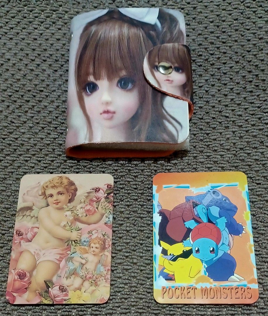 Card Holder and Card type Address Book (Category: Wallets & Card holders) located in Quezon City. Submitted by wjmae (Listing ID 1437120679, Image 1). Description: - 1 Adorable orange card holder Features a unique doll face design Includes multiple clear sleeves for card storage - 2 card type, folding address book.