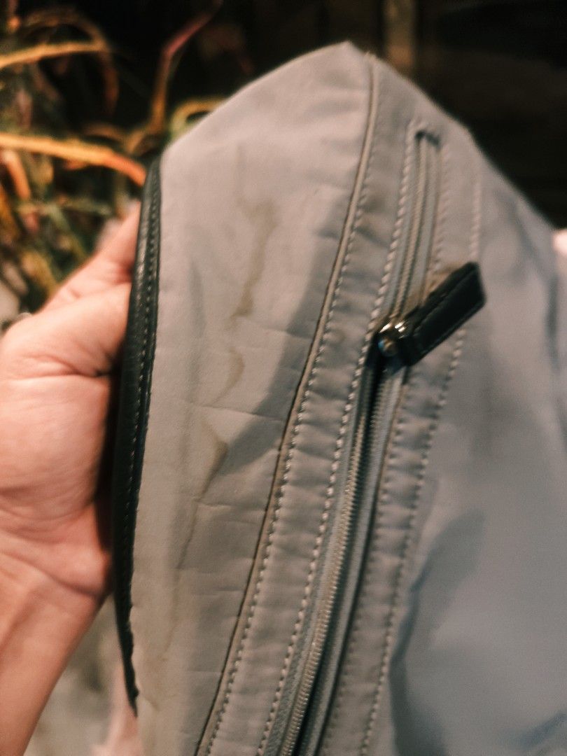 Coach Shoulder Bag (Category: Luxury Bags & Wallets) located in Taguig. Submitted by wear.us.ph (Listing ID 1437133794, Image 3). Description: - Coach shoulder bag - Neutral color - Black strap - Zippered pocket at the back - Small logo on the front - Made in China - Nylon-like material need wash..