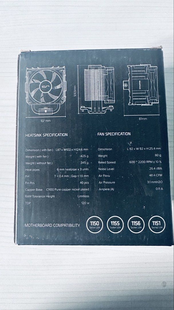 Cryorig M9i CPU Cooler for Intel450362800101150721