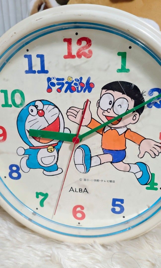 DORAEMON with Nobita Wall Clock (Category: Clocks) located in Manila. Submitted by yourfavoritethings7 (Listing ID 1437111308, Image 2). Description: Tested: Working 10.5 x 10.5 i ches.