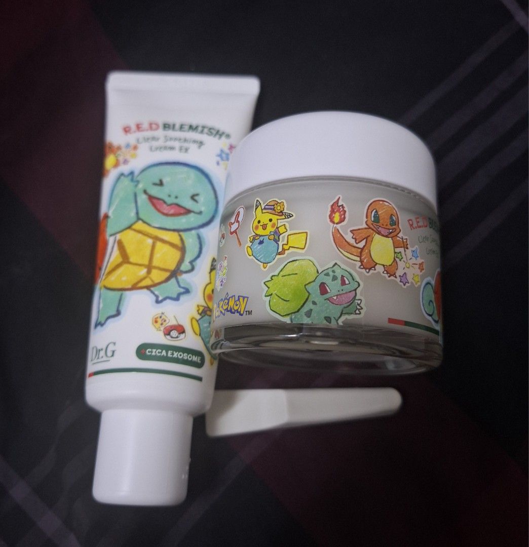 Serum R Pokemon DR.G Red/ R.E.D Blemish Clear Soothing Cream EX (new) Pokemon ...
