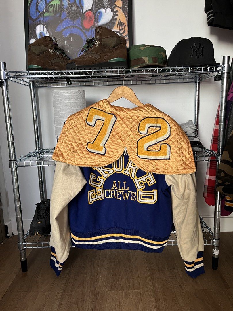 Ecko Unltd 1972 Varsity Jacket (Category: Coats, Jackets and Outerwear) located in Pasay City. Submitted by synag (Listing ID 1437204326, Image 2). Description: - Ecko Unltd. varsity jacket - Quilted gold lining (22x24).