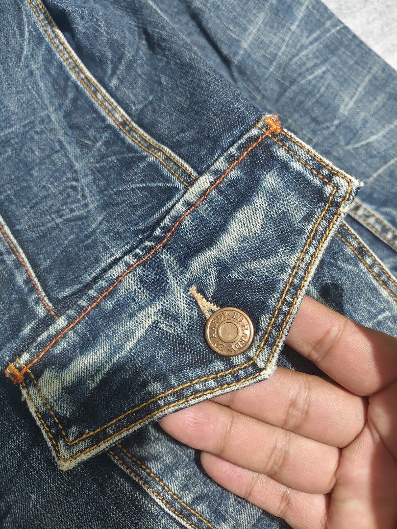 ED HARDY By CHRISTIAN AUDIGIER DENIM (Category: Coats, Jackets and Outerwear) located in Baguio. Submitted by igorotak.111.taraki.com (Listing ID 1437024710, Image 3). Description: ED HARDY V GOOD CONDI NO ISSUE W-23 L-29 CAN FIT L-XL CAN DO DIRECT PM ME THANKYOU 🙏.