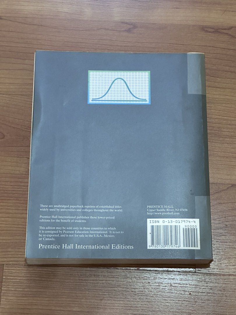Engineering : Probability and Statistics (Category: Textbooks) located in Bayan Lepas. Submitted by nesohu (Listing ID 1437152385, Image 2). Description: Publisher: Prentice Hall Author: Richard A. Johnson .