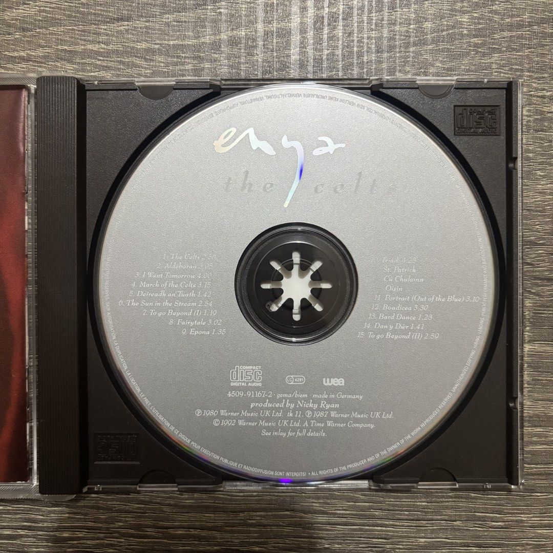 Enya - The Celts CD (Category: CDs & DVDs) located in Quezon City. Submitted by pinkskies_media (Listing ID 1437190342, Image 2). Description: BAWAL SA MAARTE USED ITEM, HINDI BAGO CD album Made in the EU Tested and 100% working IMPORTANT: Manage your expectations since this is a pre-loved item Inlay NOT in mint condition May gasgas ang CD May basag ang case Please see pic for the condition.