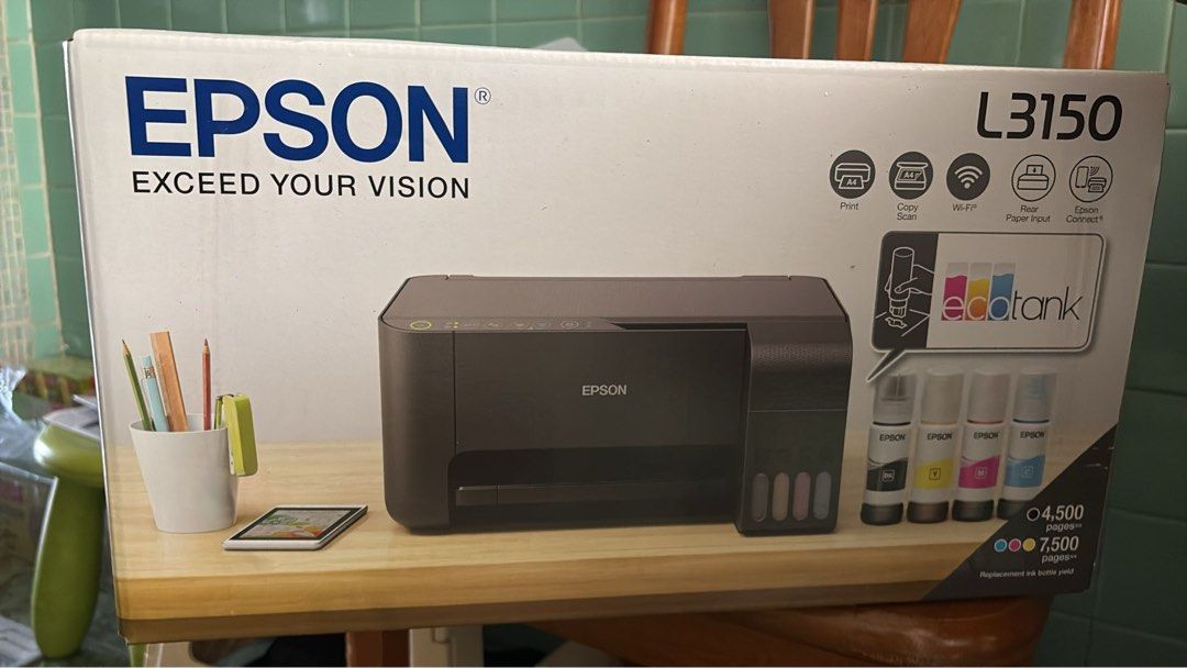 Epson L3150 EcoTank Printer - Brand New450248316479098880