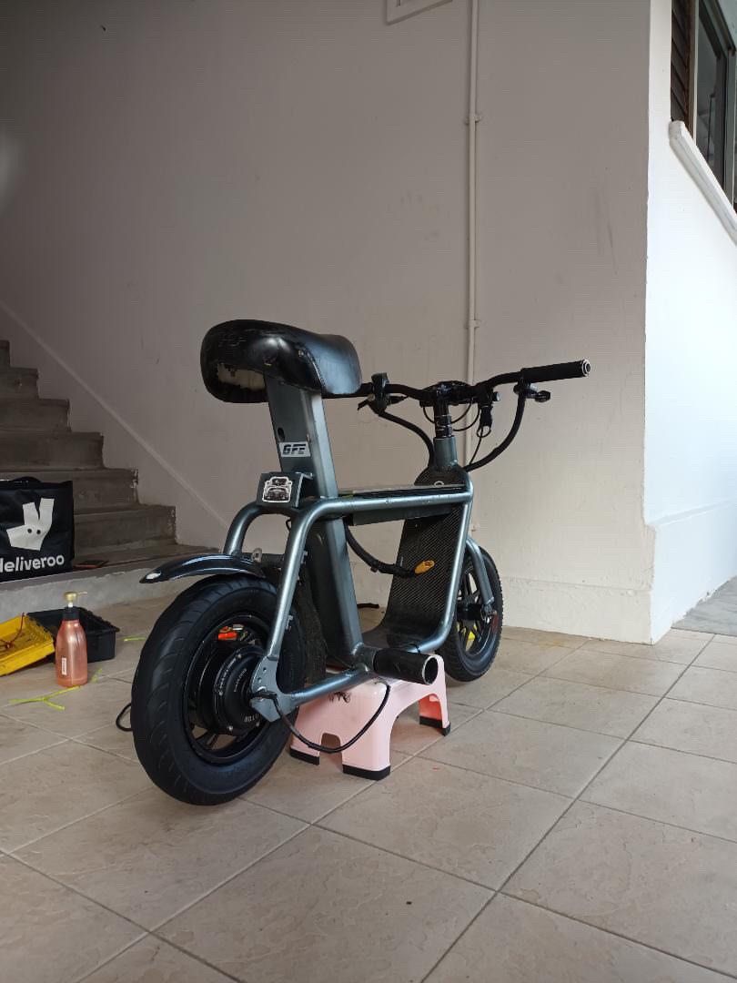 Fildo fb (Category: Everything Else) located in Singapore. Submitted by zmjxyxf46542777 (Listing ID 1422539389, Image 1). Description: Stock high fildo flame 🔰 80a yyk controller ✅ 72v 40ah sumsung 50G✅ Qs8 connected ✅ Hm 5000w motor ✅ Carbon fiber mudguard ✅ Carbon fiber spashguard ✅ Carbon fiber panel✅ Mt2 magura back brake ✅ Key ignition ( white ) 🤍 Wuxing throttle 🖤 New grip 💜 Fast deals full bike $1300 .
