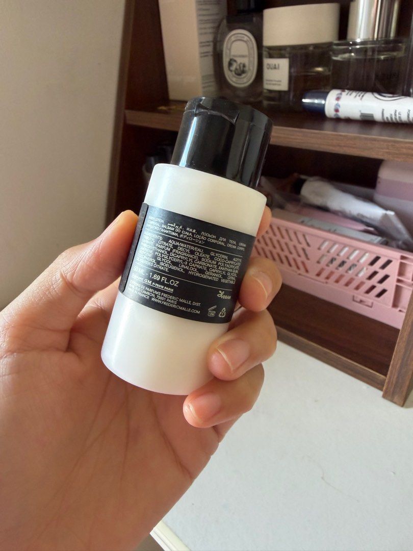 Frederic Malle Eau de Magnolia perfumed lotion (Category: Body Care) located in Quezon City. Submitted by helpmegraduate (Listing ID 1437027856, Image 3). Description: Frederic Malle perfumed lotion Eau de Magnolia 50ml perfect for layering scents hard to find item brand new sealed smells like a grownup expensive baby cologne.