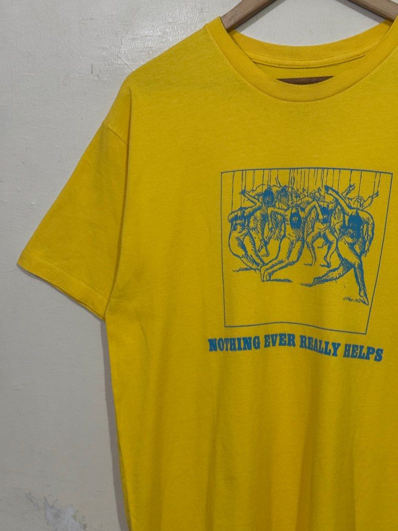 Fucking Awesome - Nothing Ever Really Helps - Shirt (Category: Tshirts & Polo Shirts ) located in Manila. Submitted by sophisticatedgoons (Listing ID 1437100052, Image 3). Description: Fucking Awesome Nothing Ever Really Helps Size: L Dimes: 21 x 29 Very good condition No issue -Washable tailor chalk mark.