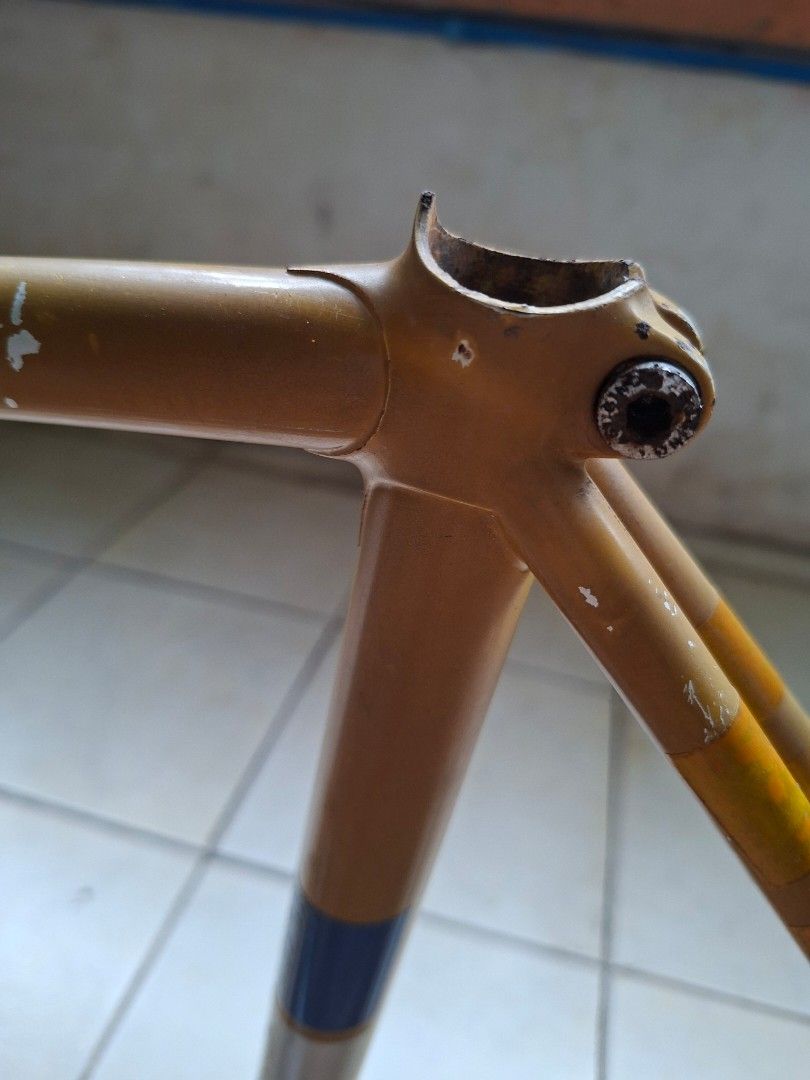 Ganwell Pro NJS Track Frameset (Category: Bicycles) located in Caloocan City. Submitted by japansurpluscaloocansouth (Listing ID 1437209680, Image 2). Description: Ganwell Pro NJS Track bike Frame Crmo 4130 Kaisei double butted tubes With seatpost NJS SP-7410 Dura Ace 27.0 48 st 52 tt Center to center Made in Japan 12000 pesos 09761496242 caloocan city.