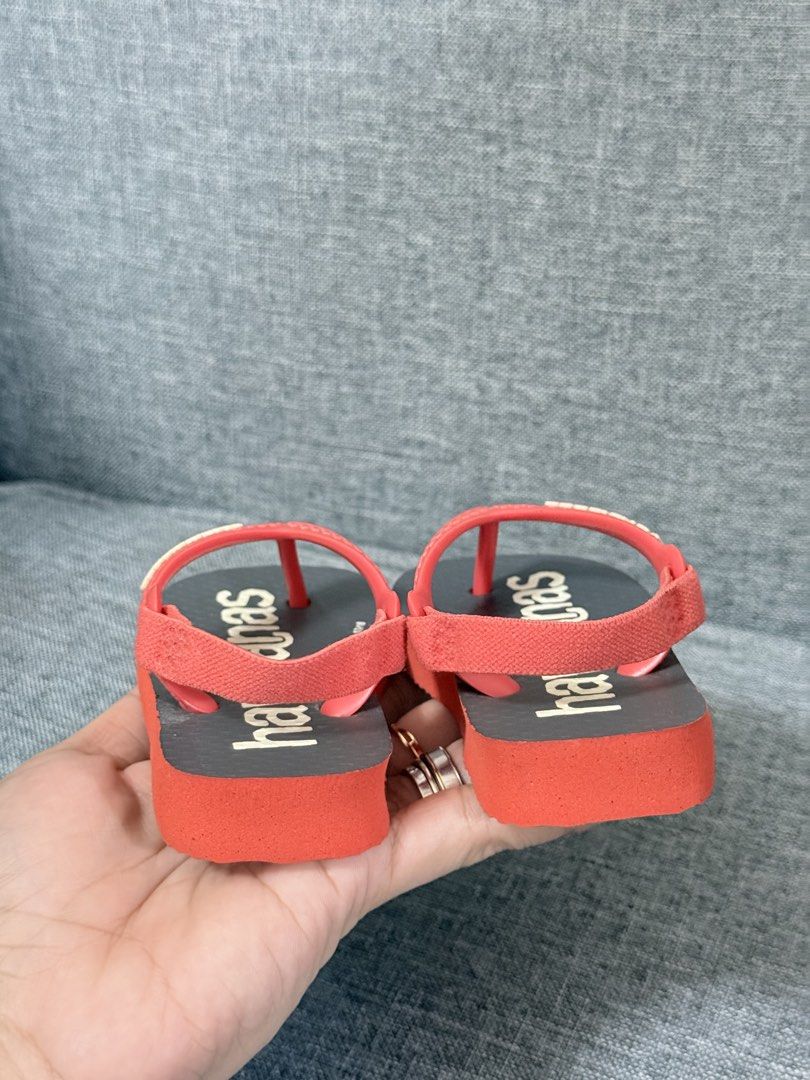 Havaianas Baby Flip-flops (Category: Babies & Kids Fashion) located in Manila. Submitted by jaryzzetecson (Listing ID 1437189204, Image 3). Description: - Havaianas baby flip-flops - Color: Gray and red - Size: 4C (10cm) - Features a secure strap - Comfortable and stylish - Authentic Havaianas logo.
