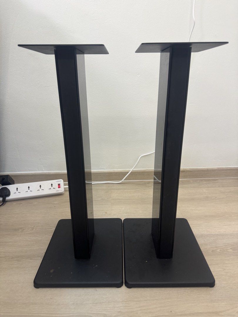 Heavy Duty Black Speaker Stands - Pair