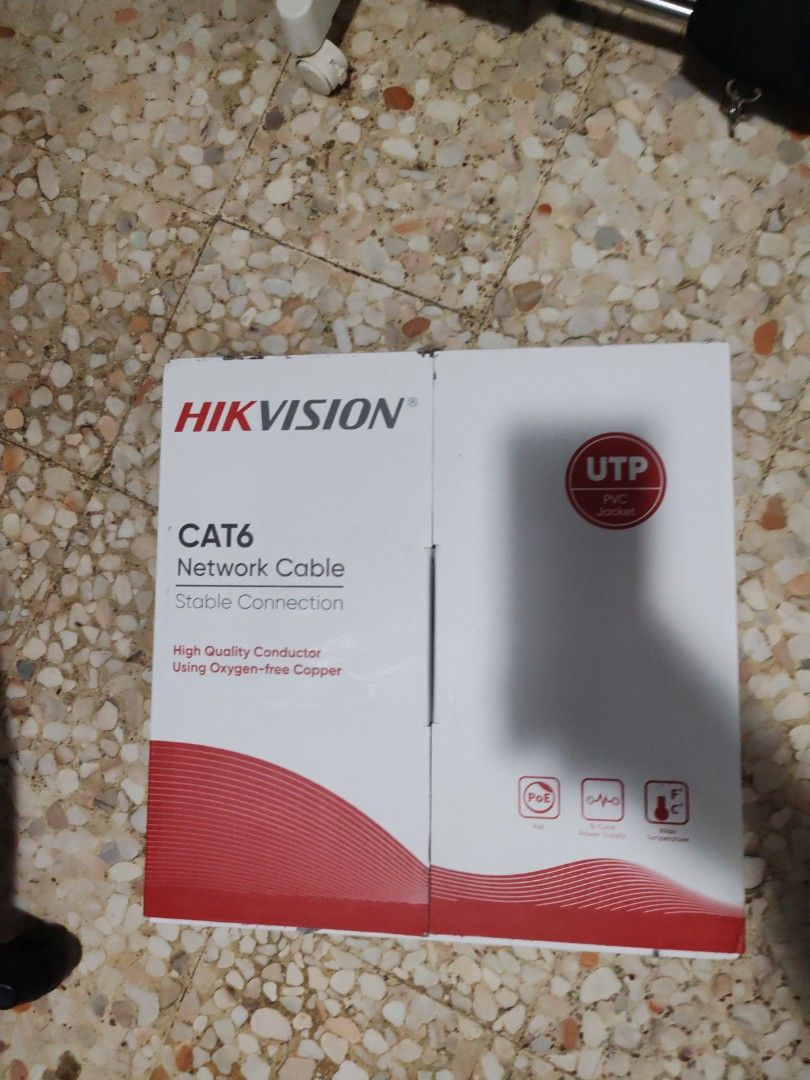 Hikvision CAT6 Network Cable- 120m  remainin box450123313322414083