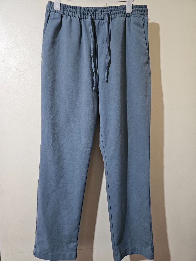 H&M Drawstring Pants Blue (Category: Other Bottoms) located in Pasig City. Submitted by cosmicdeer_01 (Listing ID 1437142264, Image 1). Description: Length: 37 in Garterized waistband Meetups: SM Marikina, Ayala Malls Feliz, Gateway Cubao, SM Megamall.