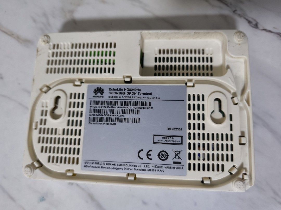 Huawei HG8240H5 GPON Terminal Router, Computers & Tech, Parts ...