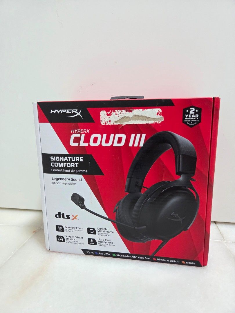 HyperX Cloud III Gaming Headset450114414078873600