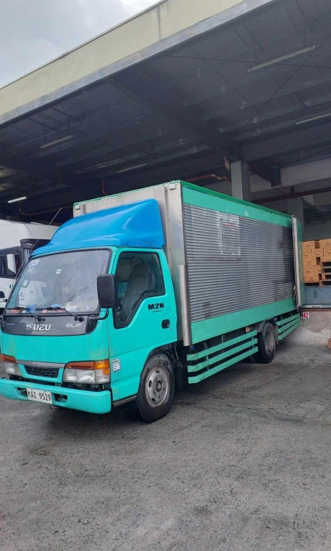 Isuzu Elf 2021 (Category: Heavy Vehicles) located in Manila. Submitted by noeldbilloso (Listing ID 1437178572, Image 1). Description: isuzu elf 2021 model; 4BE1 emgine; 6 wheeler 16ft close van; registered; A1 mechanical condition.