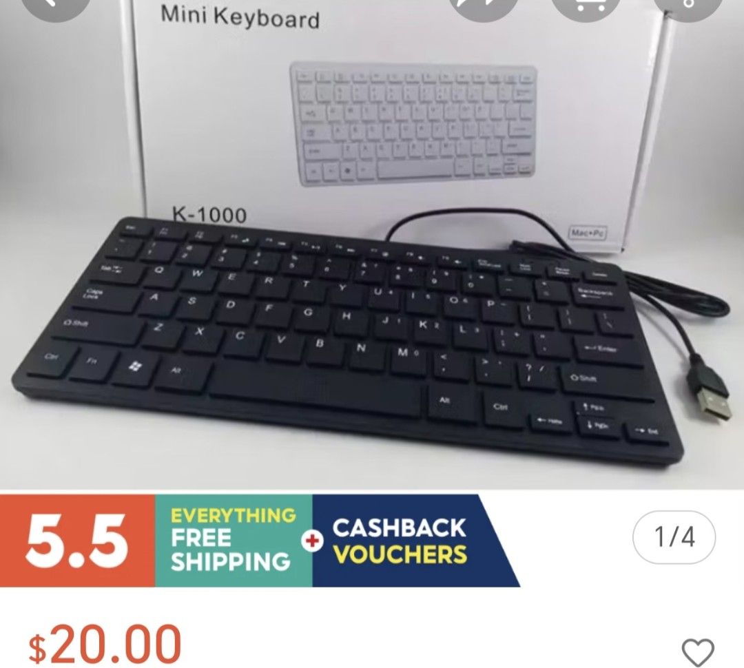 K-1000 Mini USB Keyboard450245614707025920