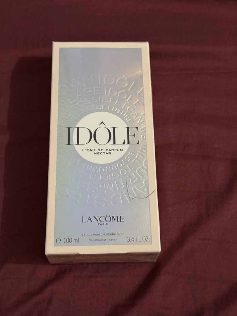 Lancôme Idole 100ml EDP (Category: Fragrance & Deodorants) located in Quezon City. Submitted by branded_jo (Listing ID 1437039971, Image 1). Description: Original Lancôme Idole EDP 100Ml Brand new, sealed Bought in US Lalamove Ready.