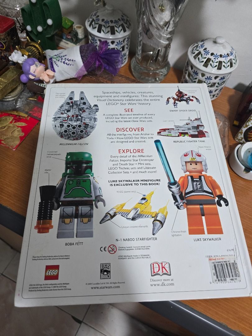 LEGO Star Wars Book (The Visual Dictionary) (Category: Children's Books) located in Las Pinas. Submitted by gabriel8732 (Listing ID 1437161575, Image 3). Description: Great condition, no ripped pages or tears. Location Bacoor and Taft, Manila Can do meetups/lalamove/j&t.